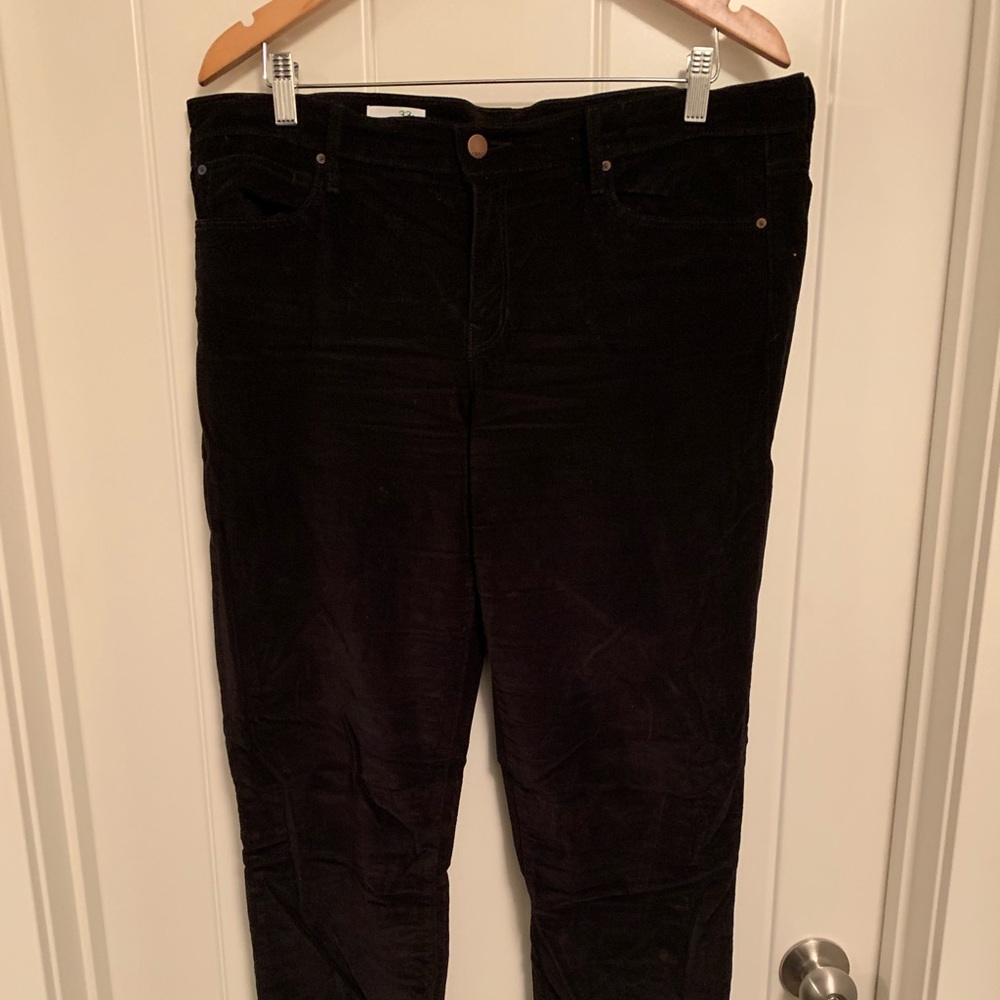 Gap Black Velour Jegging